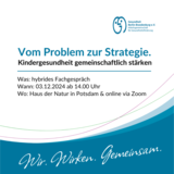 Fachgespräch "Vom Problem zur Strategie"